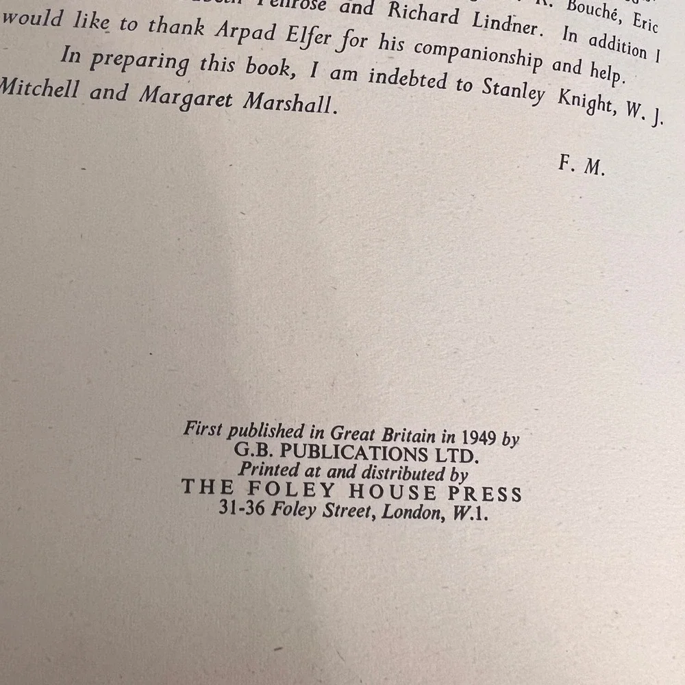 Francis Marshall vintage first